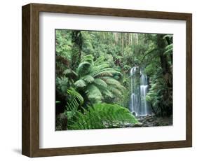 Triplet Falls, Victoria, Australia-Peter Adams-Framed Photographic Print