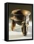 Tripod Vase Originating from Chiriqui-null-Framed Stretched Canvas