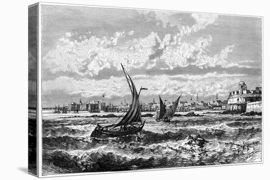 Tripoli from the Roadstead, C1890-Barbant-Stretched Canvas