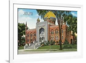 Tripoli Temple, Milwaukee-null-Framed Art Print