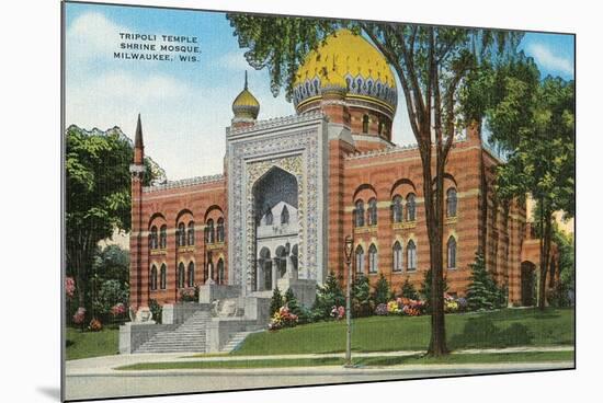 Tripoli Temple, Milwaukee-null-Mounted Art Print