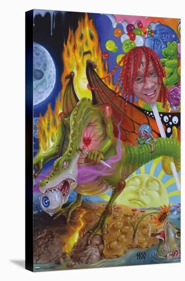 Trippie Redd - Trip at Knight Album Cover-Trends International-Stretched Canvas