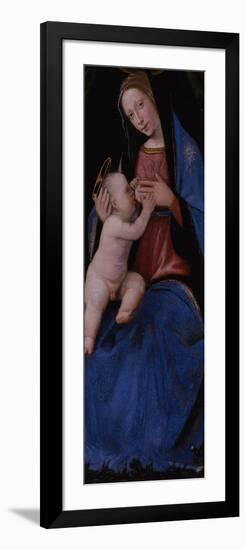 Triptych, Central Panel: Enthroned Maria Lactans, 1500-Mariotto Albertinelli-Framed Giclee Print