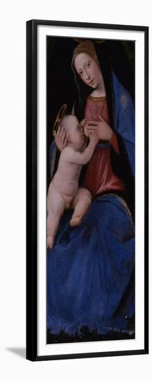 Triptych, Central Panel: Enthroned Maria Lactans, 1500-Mariotto Albertinelli-Framed Giclee Print