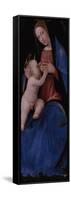 Triptych, Central Panel: Enthroned Maria Lactans, 1500-Mariotto Albertinelli-Framed Stretched Canvas
