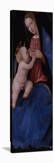 Triptych, Central Panel: Enthroned Maria Lactans, 1500-Mariotto Albertinelli-Stretched Canvas