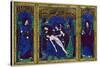 Triptych, Champlevé Enamel on Copper, 16th Century-null-Stretched Canvas