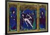 Triptych, Champlevé Enamel on Copper, 16th Century-null-Framed Giclee Print