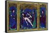 Triptych, Champlevé Enamel on Copper, 16th Century-null-Framed Stretched Canvas