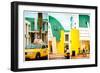 Triptych Collection - Art Deco Architecture - Yellow Cab of Miami Beach - Florida - USA-Philippe Hugonnard-Framed Photographic Print