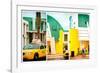 Triptych Collection - Art Deco Architecture - Yellow Cab of Miami Beach - Florida - USA-Philippe Hugonnard-Framed Photographic Print