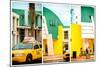 Triptych Collection - Art Deco Architecture - Yellow Cab of Miami Beach - Florida - USA-Philippe Hugonnard-Mounted Photographic Print