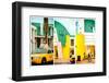 Triptych Collection - Art Deco Architecture - Yellow Cab of Miami Beach - Florida - USA-Philippe Hugonnard-Framed Photographic Print