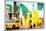 Triptych Collection - Art Deco Architecture - Yellow Cab of Miami Beach - Florida - USA-Philippe Hugonnard-Mounted Photographic Print