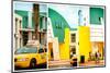 Triptych Collection - Art Deco Architecture - Yellow Cab of Miami Beach - Florida - USA-Philippe Hugonnard-Mounted Premium Photographic Print