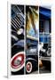 Triptych Collection - Classic Antique Car of Art Deco District - Ocean Drive - Miami Beach-Philippe Hugonnard-Framed Photographic Print