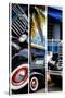 Triptych Collection - Classic Antique Car of Art Deco District - Ocean Drive - Miami Beach-Philippe Hugonnard-Stretched Canvas