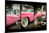 Triptych Collection - Classic Antique Pink Cadillac of Art Deco District - Miami - Florida-Philippe Hugonnard-Mounted Photographic Print