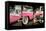 Triptych Collection - Classic Antique Pink Cadillac of Art Deco District - Miami - Florida-Philippe Hugonnard-Framed Stretched Canvas