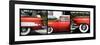Triptych Collection - Classic Ford Cars of South Beach - Miami - Florida-Philippe Hugonnard-Framed Premium Photographic Print