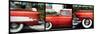 Triptych Collection - Classic Ford Cars of South Beach - Miami - Florida-Philippe Hugonnard-Mounted Premium Photographic Print