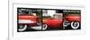 Triptych Collection - Classic Ford Cars of South Beach - Miami - Florida-Philippe Hugonnard-Framed Photographic Print