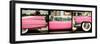 Triptych Collection - Classic Pink Cars of South Beach - Miami - Florida-Philippe Hugonnard-Framed Photographic Print