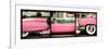 Triptych Collection - Classic Pink Cars of South Beach - Miami - Florida-Philippe Hugonnard-Framed Photographic Print