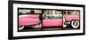 Triptych Collection - Classic Pink Cars of South Beach - Miami - Florida-Philippe Hugonnard-Framed Photographic Print