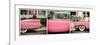 Triptych Collection - Classic Pink Cars of South Beach - Miami - Florida-Philippe Hugonnard-Framed Photographic Print