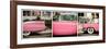 Triptych Collection - Classic Pink Cars of South Beach - Miami - Florida-Philippe Hugonnard-Framed Photographic Print