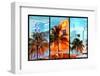 Triptych Collection - Colorful Ocean Drive - South Beach - Miami Beach Art Deco Distric - Florida-Philippe Hugonnard-Framed Photographic Print