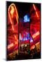Triptych Collection - Colorful Street Life at Night - Ocean Drive - Miami-Philippe Hugonnard-Mounted Photographic Print