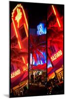 Triptych Collection - Colorful Street Life at Night - Ocean Drive - Miami-Philippe Hugonnard-Mounted Photographic Print
