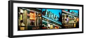 Triptych Collection - Miami South Beach and Art Deco - Diner Restaurant - Florida - USA-Philippe Hugonnard-Framed Photographic Print