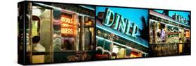 Triptych Collection - Miami South Beach and Art Deco - Diner Restaurant - Florida - USA-Philippe Hugonnard-Stretched Canvas