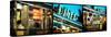 Triptych Collection - Miami South Beach and Art Deco - Diner Restaurant - Florida - USA-Philippe Hugonnard-Stretched Canvas