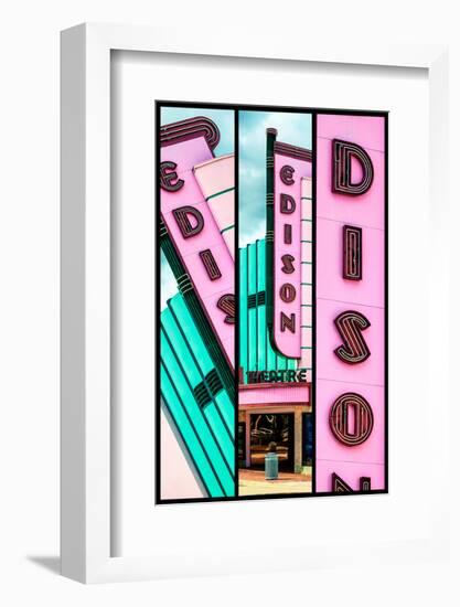 Triptych Collection - Old American Theater - Edison Theatre-Philippe Hugonnard-Framed Photographic Print