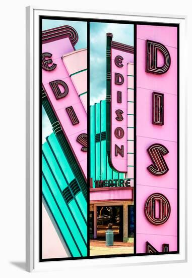 Triptych Collection - Old American Theater - Edison Theatre-Philippe Hugonnard-Framed Premium Photographic Print