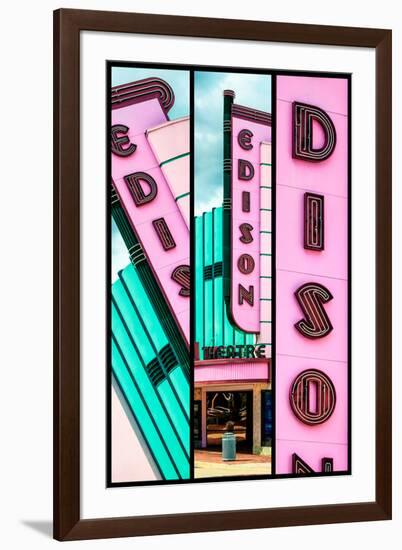 Triptych Collection - Old American Theater - Edison Theatre-Philippe Hugonnard-Framed Photographic Print