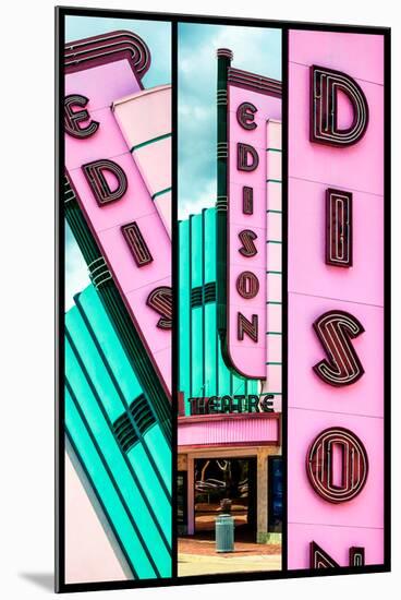 Triptych Collection - Old American Theater - Edison Theatre-Philippe Hugonnard-Mounted Photographic Print