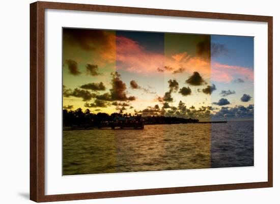 Triptych Collection - Sunrise to Key West - Florida-Philippe Hugonnard-Framed Photographic Print