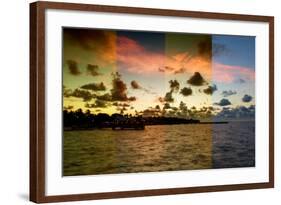 Triptych Collection - Sunrise to Key West - Florida-Philippe Hugonnard-Framed Photographic Print