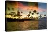 Triptych Collection - Sunrise to Key West - Florida-Philippe Hugonnard-Stretched Canvas