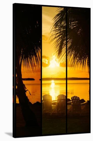 Triptych Collection - Sunset of Dreams - Florida-Philippe Hugonnard-Stretched Canvas