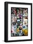 Triptych Collection - Urban Stickers - Street Art US - Key West - Miami-Philippe Hugonnard-Framed Photographic Print