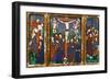 Triptych Depicting the Crucifixion, Limousin-Nardon Penicaud-Framed Giclee Print