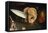 Triptych: Garden of Earthly Delights - Ear.-HIERONYMUS BOSCH-Framed Stretched Canvas