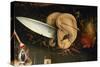 Triptych: Garden of Earthly Delights - Ear.-HIERONYMUS BOSCH-Stretched Canvas