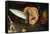 Triptych: Garden of Earthly Delights - Ear.-HIERONYMUS BOSCH-Framed Stretched Canvas